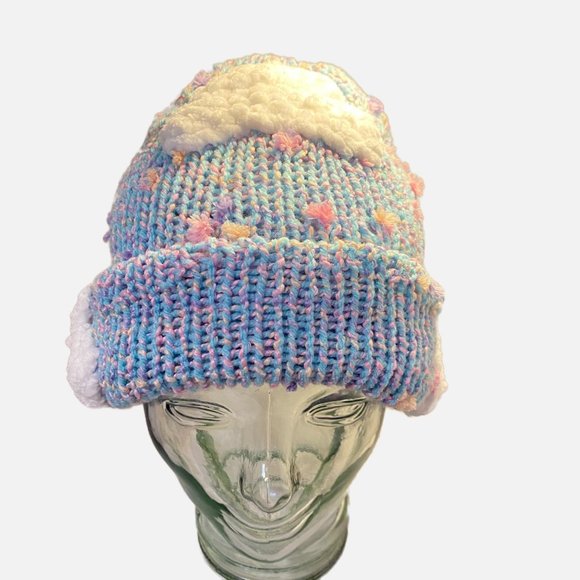 Plasma Beamz Hand Knitted Head in the Clouds Beanie main image 12